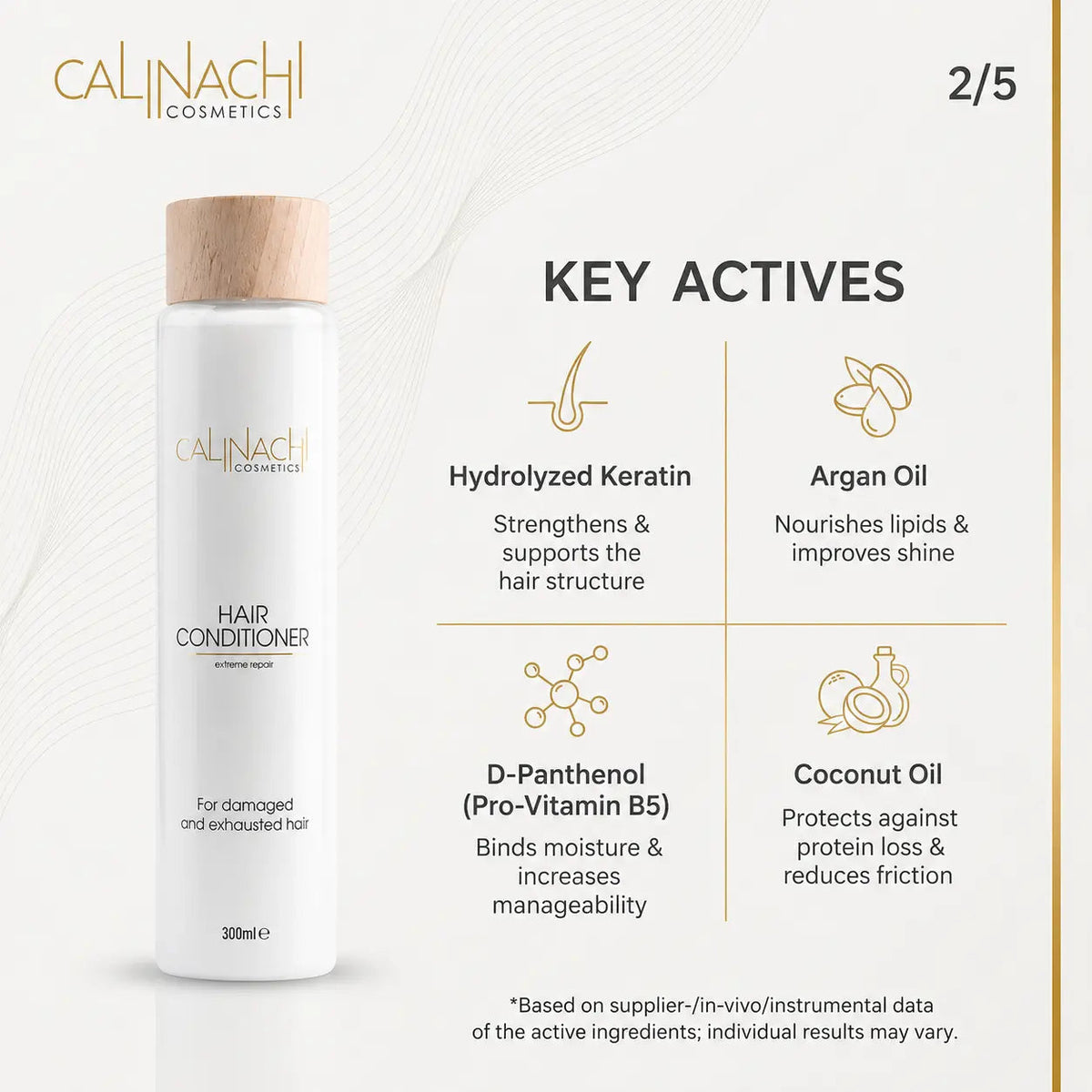 Professional Restorative & Strengthening Hair Conditioner | Damaged Hair | 300 ml