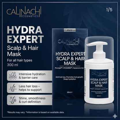 Професионална маска против косопад и за хидратация на скалпа и косата | За всеки тип коса | 300 мл