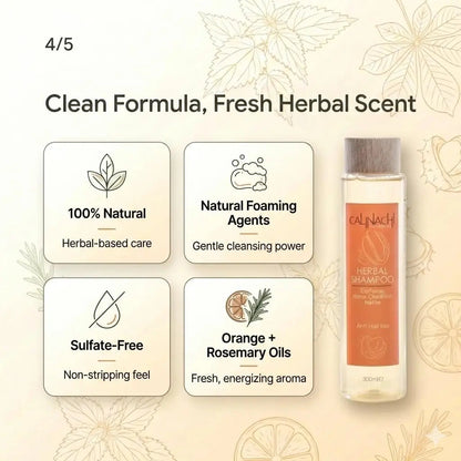 Professional Anti-Hair Loss Shampoo | Herbal & Sulfate-Free | 300 ml