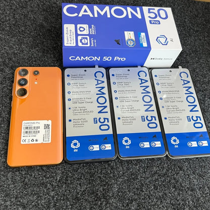 Tecno Camon 50 Pro 16GB RAM 1TB Storage Foldable Smartphone Processor 108MP Camera 144Hz Display CDMA/LTE Support