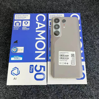 Tecno Camon 50 Pro 16GB RAM 1TB Storage Foldable Smartphone Processor 108MP Camera 144Hz Display CDMA/LTE Support