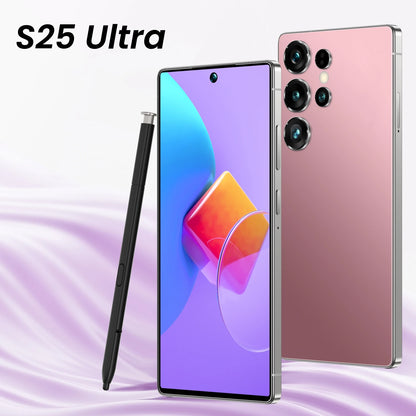 S25 Ultra 7.3" HD Screen Cell Phone 16GB+512GB Long Battery Life 108MP Camera