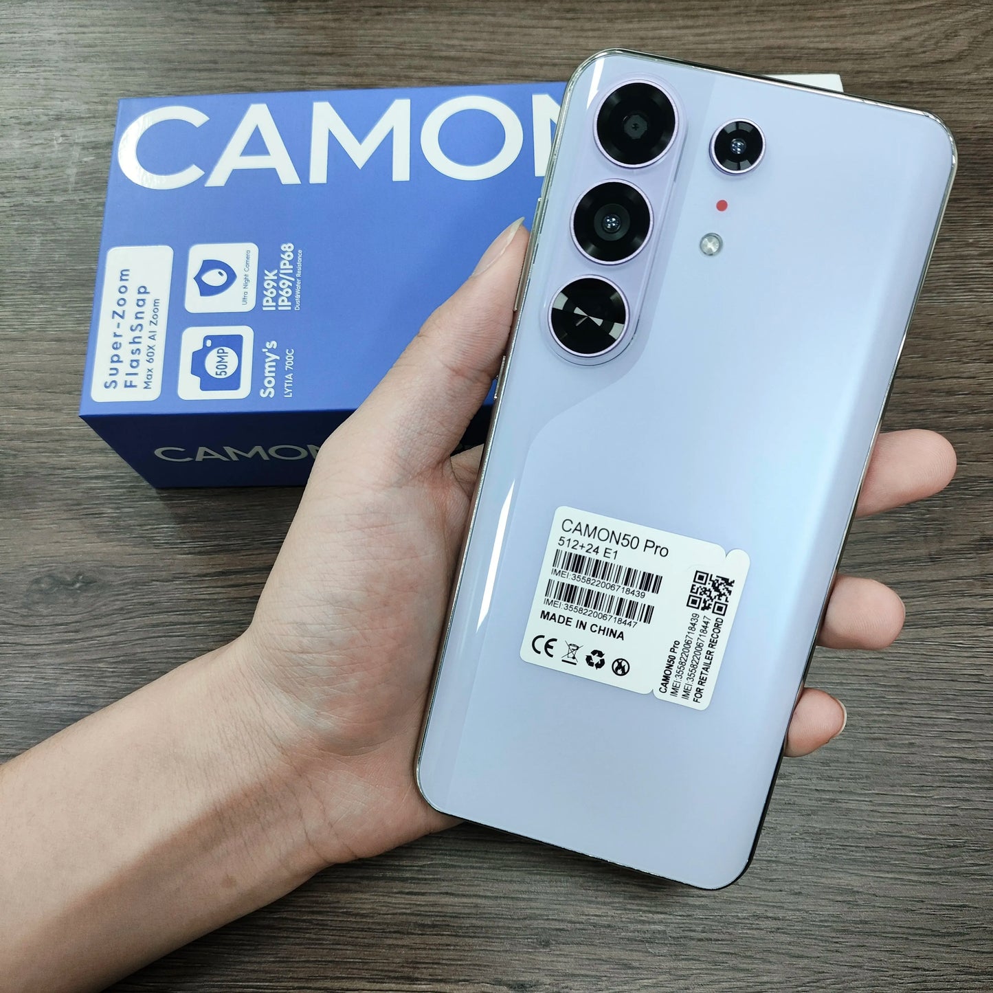 Tecno Camon 50 Pro 16GB RAM 1TB Storage Foldable Smartphone Processor 108MP Camera 144Hz Display CDMA/LTE Support