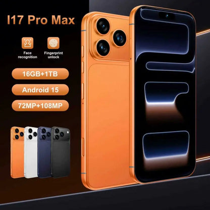 I17 Pro Max 5G Smartphones 4G LTE CDMA Quad Core 16GB 1TB Android 14 7.3" OLED HD+