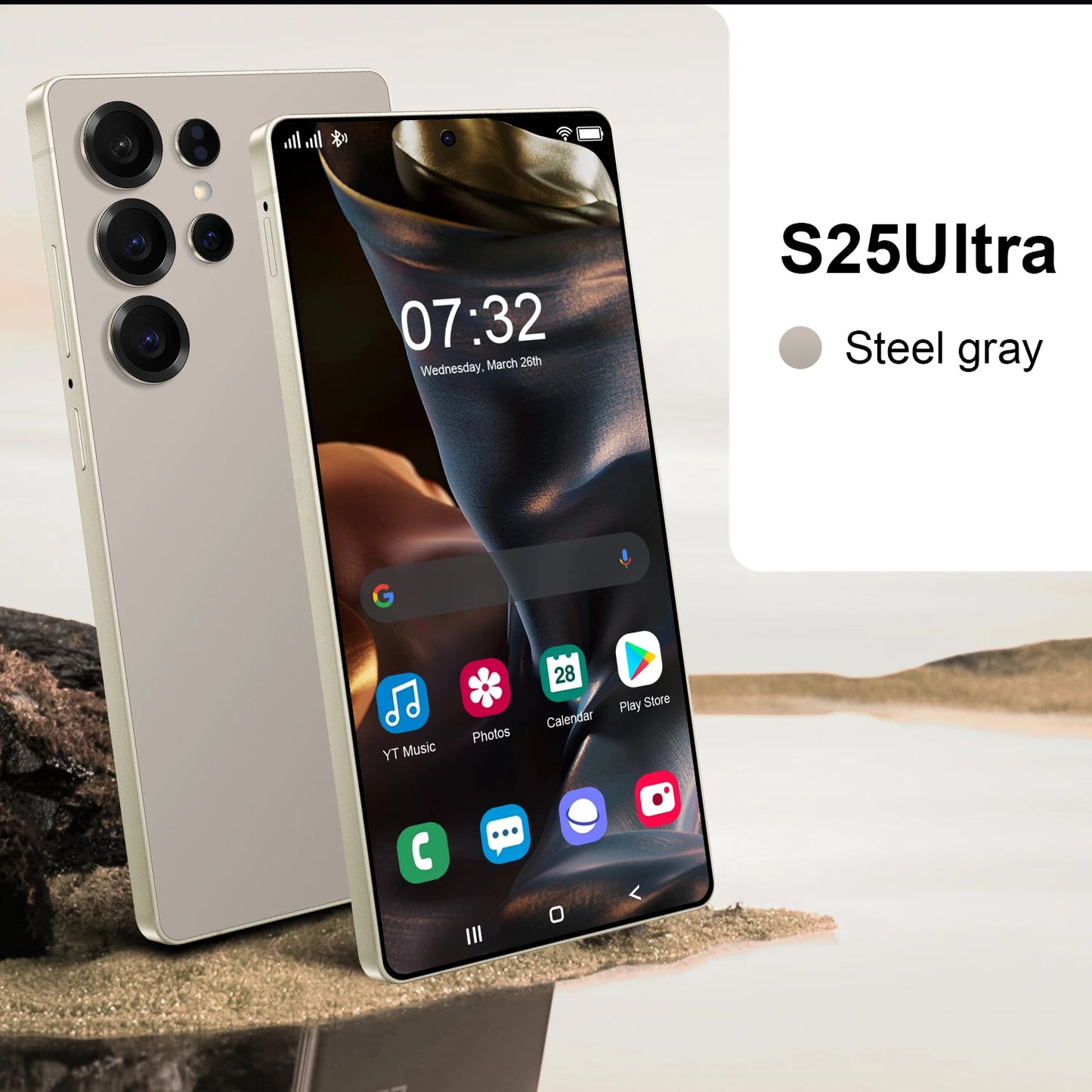 S25 Ultra 7.3" HD Screen Cell Phone 16GB+512GB Long Battery Life 108MP Camera