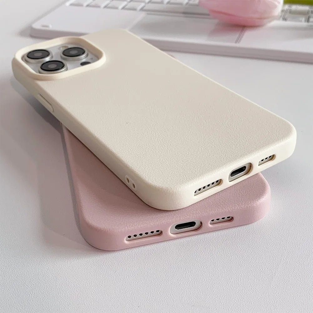 Leather Phone Case For iPhone 17 Pro Max 16 18 Pro Max 13 11 15 14 Plus 12 17 Air 17Promax Shockproof