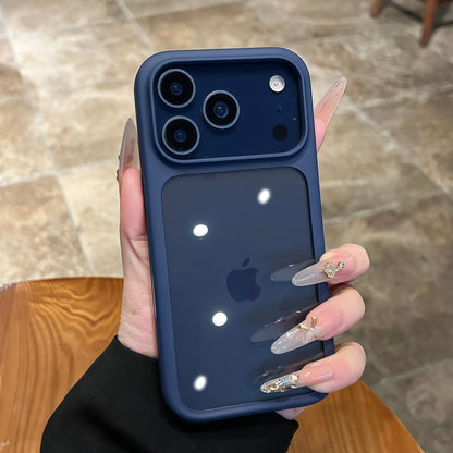 Luxury Advanced Silicone Soft Edge Transparent Case For iPhone 18 17 Pro 17 Pro Max