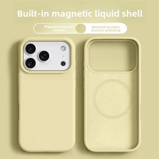 Original Magnetic Phone Case For iPhone 17 16 Pro Max Liquid Silicone Cases For iPhone17 16 Pro Max 17Pro Air