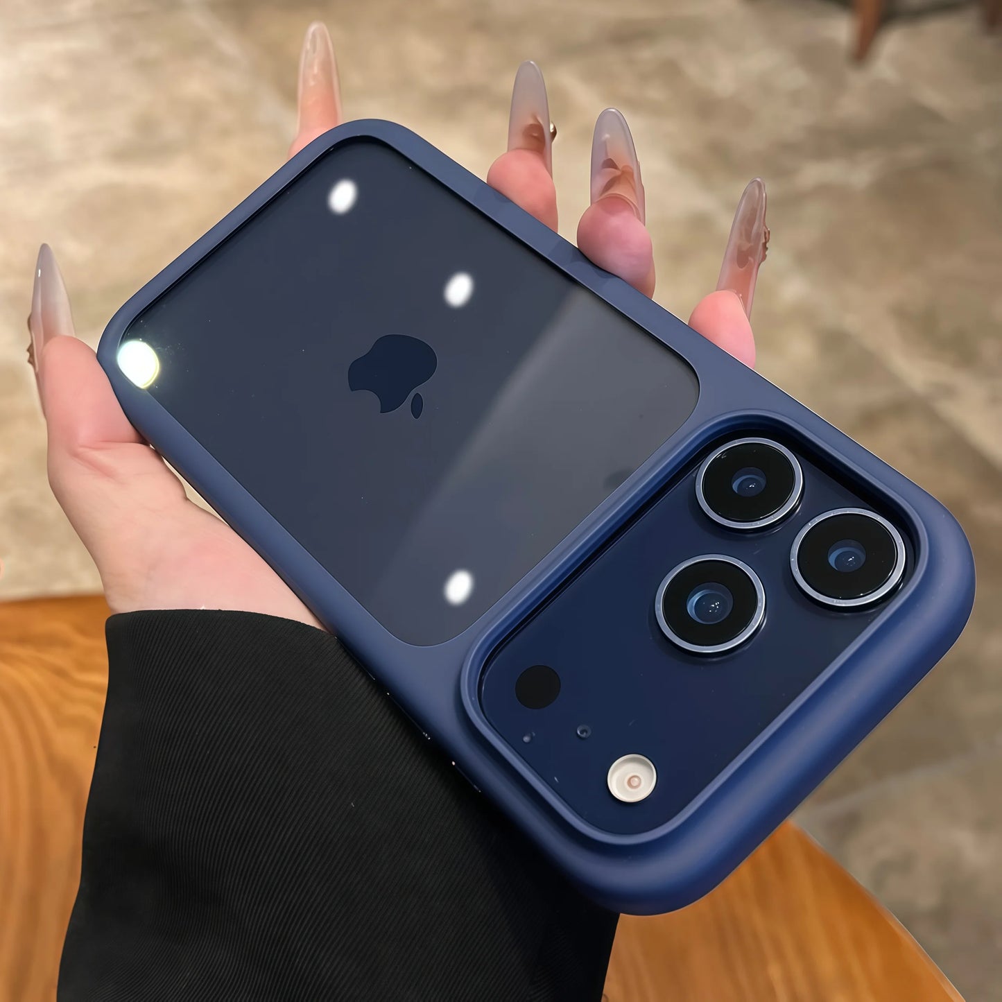 Luxury Advanced Silicone Soft Edge Transparent Case For iPhone 18 17 Pro 17 Pro Max