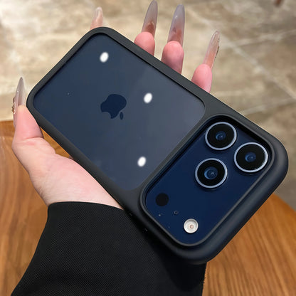Luxury Advanced Silicone Soft Edge Transparent Case For iPhone 18 17 Pro 17 Pro Max