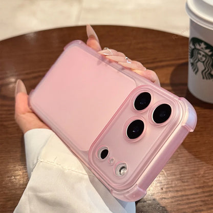 Cute Matte Clear Phone Case for iPhone 17 Air 16E 14 15 16 11 12 13 Pro Max Plus X XS MAX XR