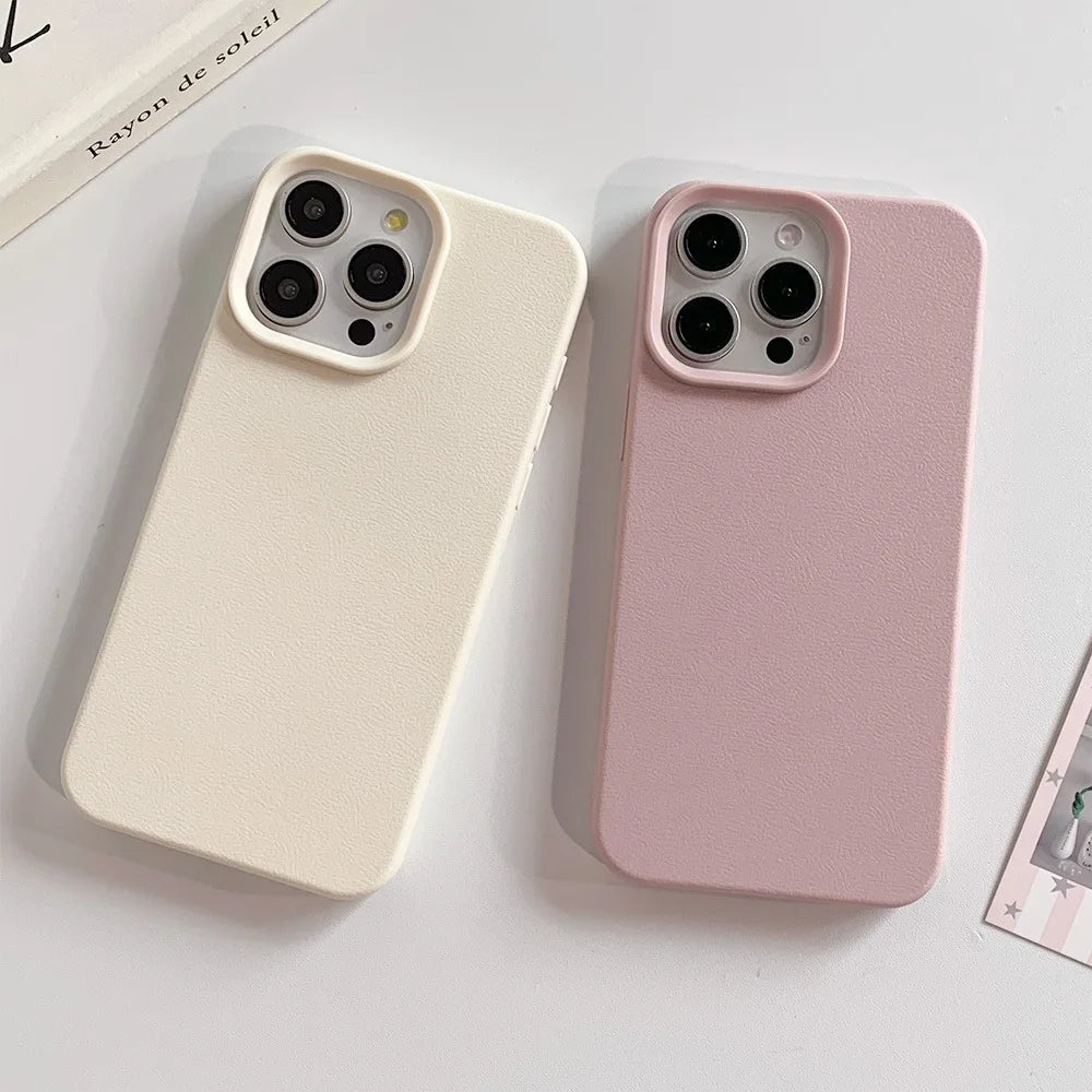Leather Phone Case For iPhone 17 Pro Max 16 18 Pro Max 13 11 15 14 Plus 12 17 Air 17Promax Shockproof