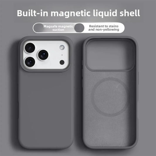 Original Magnetic Phone Case For iPhone 17 16 Pro Max Liquid Silicone Cases For iPhone17 16 Pro Max 17Pro Air