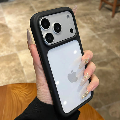 Luxury Advanced Silicone Soft Edge Transparent Case For iPhone 18 17 Pro 17 Pro Max