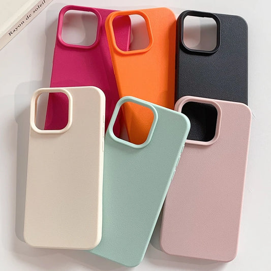 Leather Phone Case For iPhone 17 Pro Max 16 18 Pro Max 13 11 15 14 Plus 12 17 Air 17Promax Shockproof
