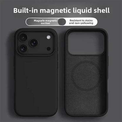 Original Magnetic Phone Case For iPhone 17 16 Pro Max Liquid Silicone Cases For iPhone17 16 Pro Max 17Pro Air